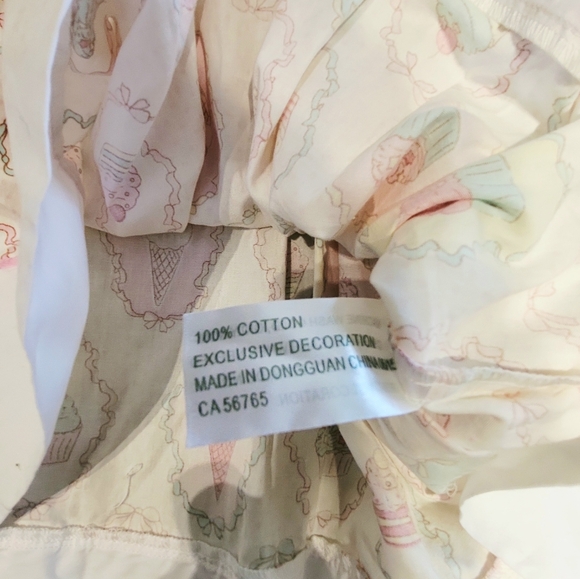 Lil Cactus Girl's Embroidered Cupcake Smocked Bishop Dress / Size 5 /Party Dress - Picture 9 of 14